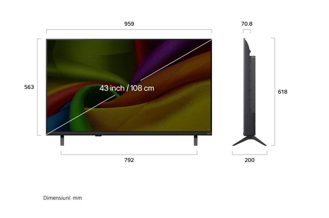 LG 43 inch LG NANO 4K UHD AI NU8E Smart TV 2026, 43NU8E0B3LA, thumbnail 3