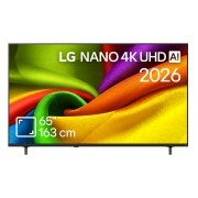 LG 65 inch LG NANO 4K UHD AI NU8E Smart TV 2026, 65NU8E0B3LA, thumbnail 1