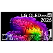 LG 65 inch LG OLED evo AI G6 4K Smart TV 2026, OLED65G62LW, thumbnail 1