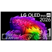 LG 83 inch LG OLED evo AI G6 4K Smart TV 2026, OLED83G62LW, thumbnail 1