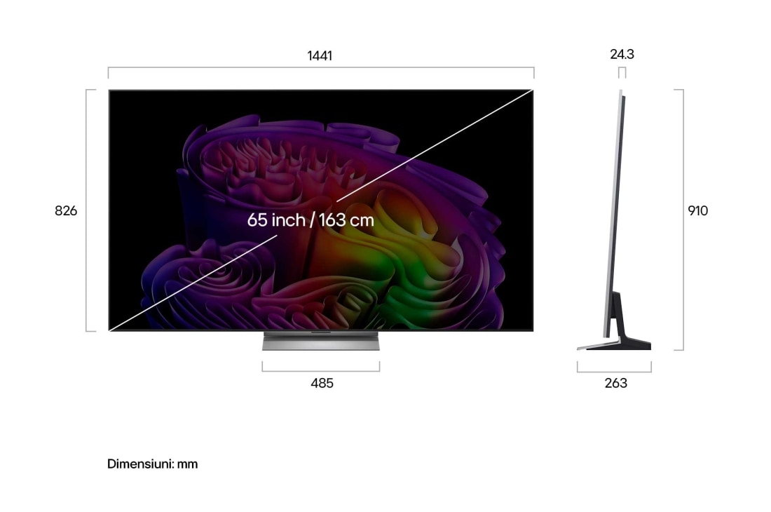 LG 65 inch LG OLED evo AI G6 4K Smart TV 2026, OLED65G63LS, thumbnail 3