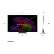 LG 65 inch LG OLED evo AI G6 4K Smart TV 2026, OLED65G63LS, thumbnail 3