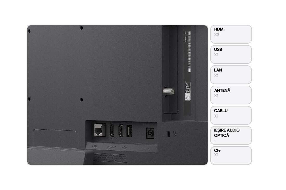 LG 24 inch LG SMART TV AI LB70 HD 2026, 24LB70003LA, thumbnail 2