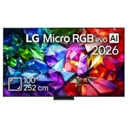 LG 100 inch LG Micro RGB evo AI MRGB96 4K Smart TV 2026 , 100MRGB96B3, thumbnail 1