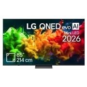 LG 85 inch LG QNED evo AI QNED8E Mini LED 4K Smart TV 2026, 85QNED8EB3A, thumbnail 1