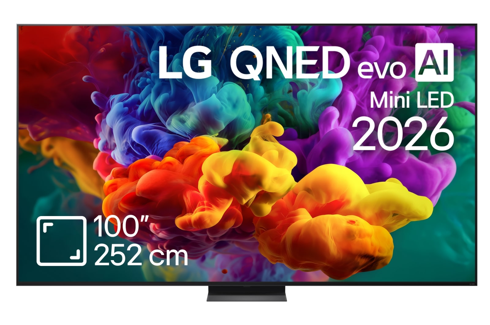 100 inch LG QNED evo AI QNED85 Mini LED 4K Smart TV 2026 LG RO