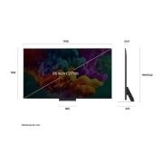 LG 86 inch LG QNED evo AI QNED87 Mini LED 4K Smart TV 2026, 86QNED87B3A, thumbnail 3