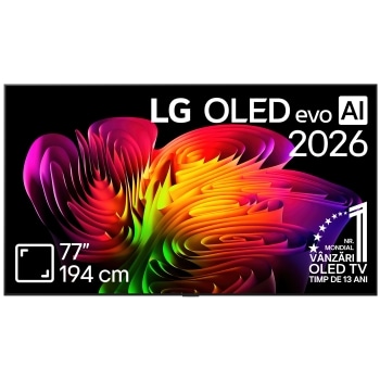 77 inch Wallpaper TV LG OLED evo AI W6 4K Smart TV 20261