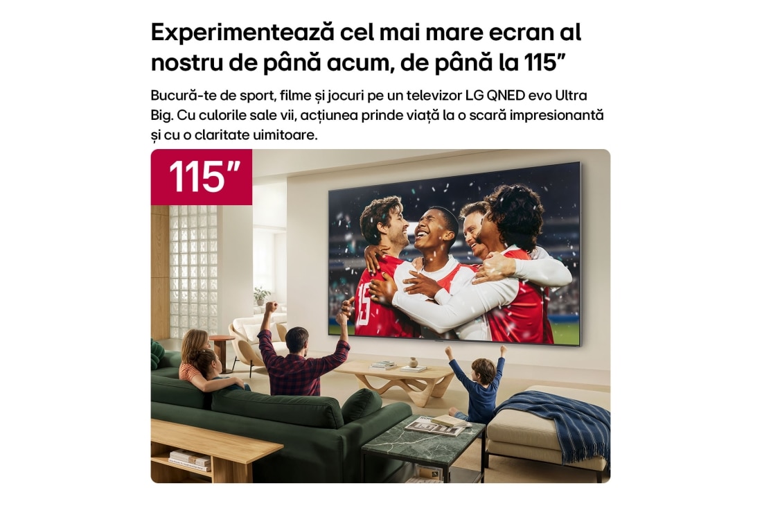 LG 115 inch LG QNED93 evo AI Mini LED 4K Smart TV 2026, 115QNED93B6, thumbnail 6