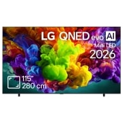 LG 115 inch LG QNED93 evo AI Mini LED 4K Smart TV 2026, 115QNED93B6, thumbnail 1