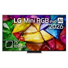 75 inch LG Mini RGB evo AI MRGB87 4K Smart TV 2026 2