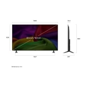LG 65 inch LG NANO 4K UHD AI NU80 Smart TV 2026, 65NU800B3LA, thumbnail 3