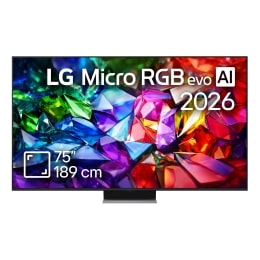 75 inch LG Micro RGB evo AI MRGB96 4K Smart TV 2026 2