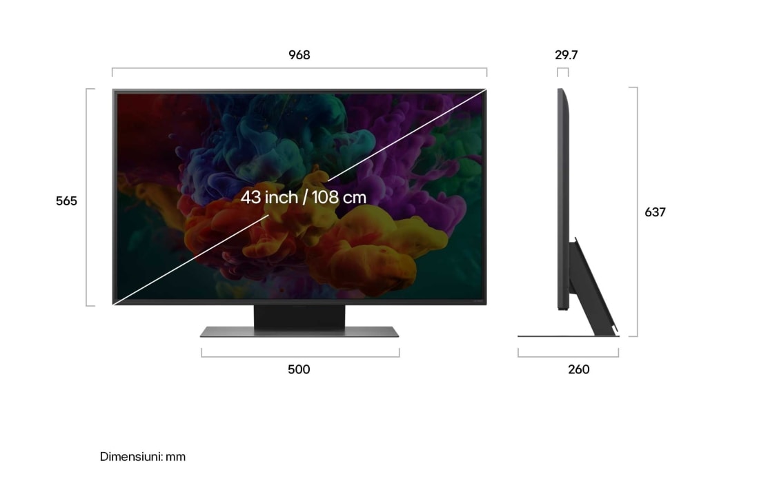 LG 43 inch LG QNED87 evo AI Mini LED 4K Smart TV 2026, 43QNED87B3A, thumbnail 3