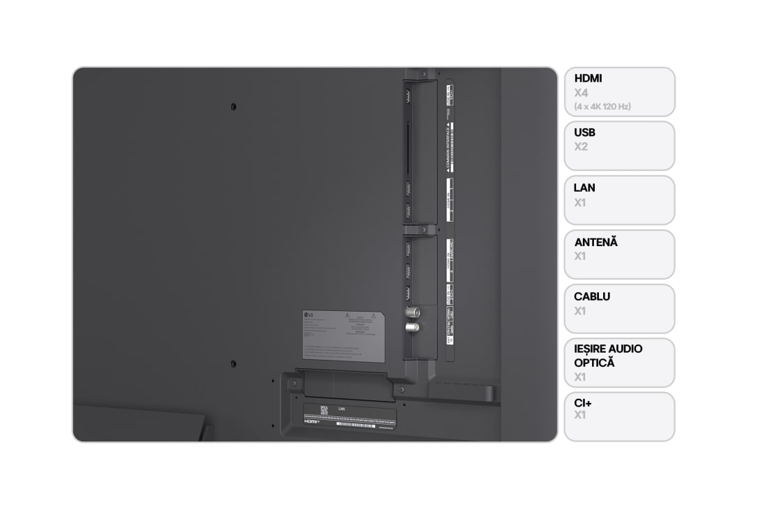 LG 55 inch LG QNED evo AI QNED87 Mini LED 4K Smart TV 2026, 55QNED87B3A, thumbnail 2