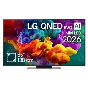 LG 55 inch LG QNED evo AI QNED87 Mini LED 4K Smart TV 2026, 55QNED87B3A, thumbnail 1