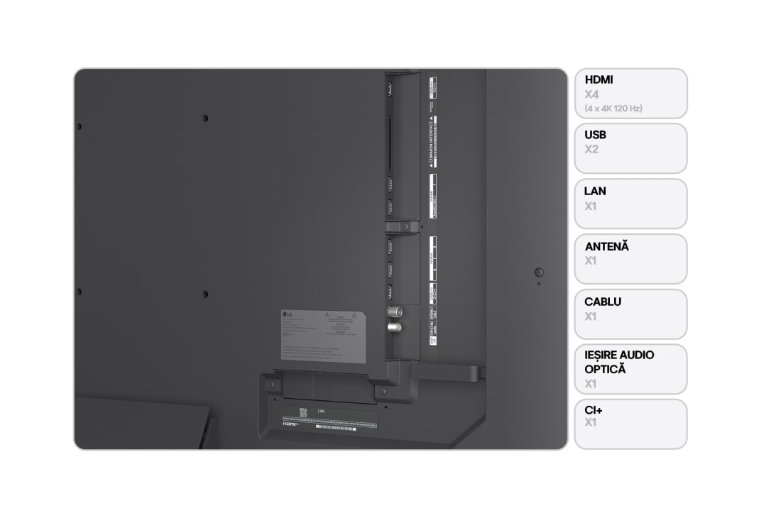 LG 50 inch LG QNED evo AI QNED87 Mini LED 4K Smart TV 2026, 50QNED87B3A, thumbnail 2