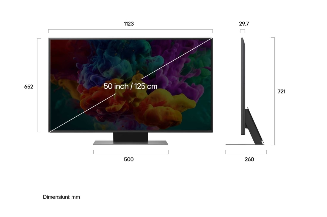 LG 50 inch LG QNED evo AI QNED87 Mini LED 4K Smart TV 2026, 50QNED87B3A, thumbnail 3