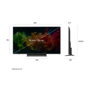 LG 55 inch LG QNED81 evo AI Mini LED 4K Smart TV 2026, 55QNED81B3A, thumbnail 3