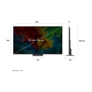 LG 85 inch LG QNED83 evo AI Mini LED 4K Smart TV 2026, 85QNED83B3A, thumbnail 3