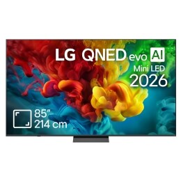 85 inch LG QNED83 evo AI Mini LED 4K Smart TV 20262