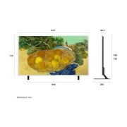 LG 55 inch LG Gallery TV AI with frame LX7 4K ART TV 2026, 55LX7B6LA, thumbnail 3