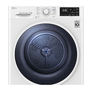 LG Uscător pompă de căldură Dual Inverter | 8kg | Clasa A+++ | Condensator curățare automată | EcoHybrid | ThinQ™ | Alb, RC80U2AV4D, thumbnail 4