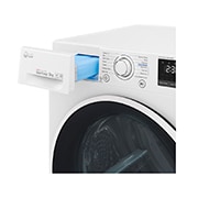 LG Uscător pompă de căldură Dual Inverter | 9kg | Clasa A+++ | Condensator curățare automată | EcoHybrid | ThinQ™ | Alb, RC90U2AV4Q, thumbnail 4