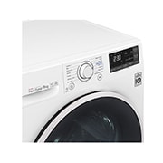 LG Uscător pompă de căldură Dual Inverter | 9kg | Clasa A+++ | Condensator curățare automată | EcoHybrid | ThinQ™ | Alb, RC90U2AV4Q, thumbnail 5