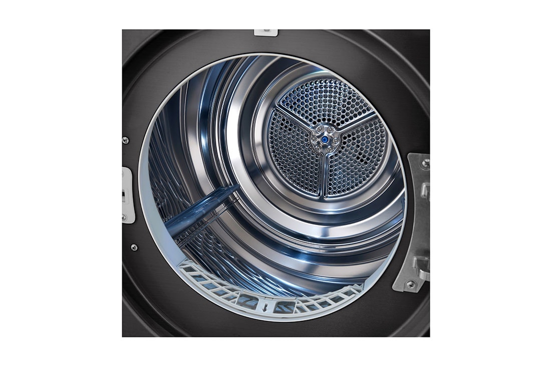 LG Uscător pompă de căldură Dual Inverter | 9kg | Clasa A+++ | Condensator curățare automată | Allergy Care | ThinQ™ | Gri închis, RC90V9JV2Q, thumbnail 6