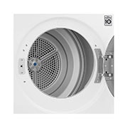 LG Uscător pompă de căldură, Dual Inverter, 9kg, Clasa A++, ThinQ™, Alb, Cut image with door open, RH90V5AV6Q, thumbnail 5