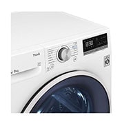 LG Uscător pompă de căldură, Dual Inverter, 9kg, Clasa A++, ThinQ™, Alb, RH90V5AV6Q, thumbnail 7