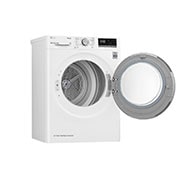 LG Uscător pompă de căldură, Dual Inverter, 9kg, Clasa A++, ThinQ™, Alb, Right view with door open, RH90V5AV6Q, thumbnail 11