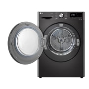 LG Uscător cu pompă de căldură, Dual Inverter, 9kg, Clasa C, Allergy Care, ThinQ™,  Gri inchis, RH90V9JV2N, thumbnail 2
