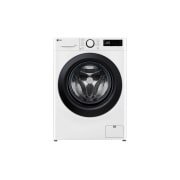 LG Masina de Spalat cu Uscator, Slim, 8 kg spalare / 5 kg uscare, Motor Inverter Direct Drive™, Alb, Front view, F2DR508SBW, thumbnail 1