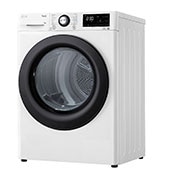 LG Uscător de rufe cu pompă de căldură, Dual Inverter, 8kg, EcoHybrid™, ThinQ™, Alb, Right perspective image, RH80V3AVBN, thumbnail 10