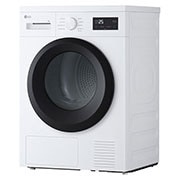 LG Uscător de rufe cu pompă de căldură, 8 kg, seria 2, alb, imagine cu partea dreaptă a uscătorului, RHX1009NWK, thumbnail 11