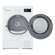 LG Uscător de rufe cu pompă de căldură, 8 kg, Clasa D, RHA1008NWK, thumbnail 2