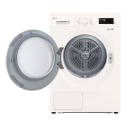 LG Uscător cu pompă de căldură, 8 kg, Condensator cu autocurățare, Sensor Dry, Filtru de scame dublu, RHX1008NWH, thumbnail 2