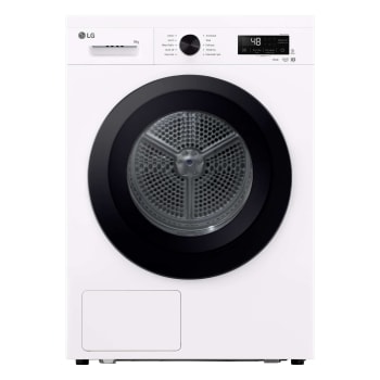 Uscător cu pompă de căldură, 8 kg, Condensator cu autocurățare, Sensor Dry, Filtru de scame dublu