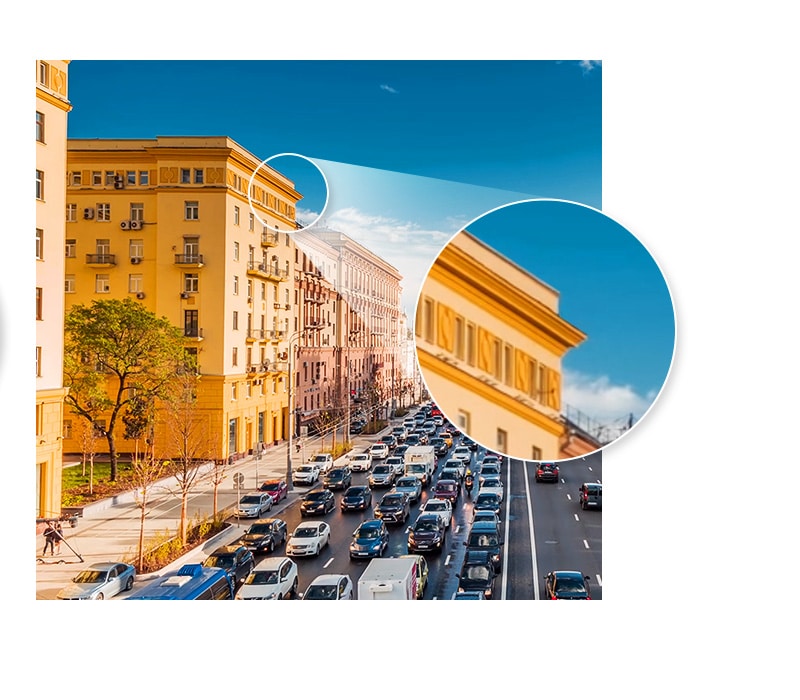 Imagini UHD 4K de 8,3 megapixeli