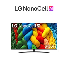 Vedere frontală a produsului LG NanoCell AI