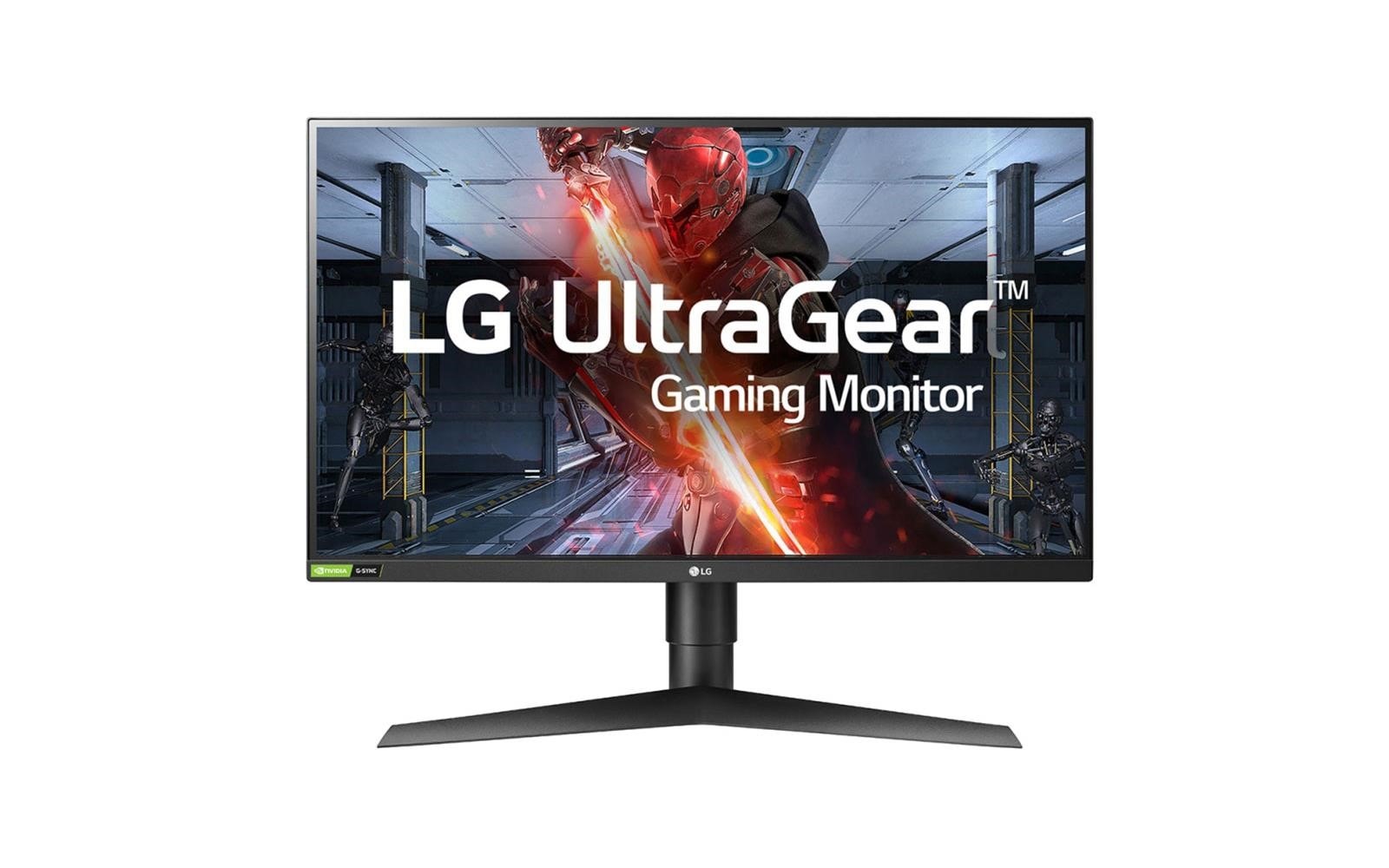 A front view of LG 27GL850-B UltraGear Gaming Monitor