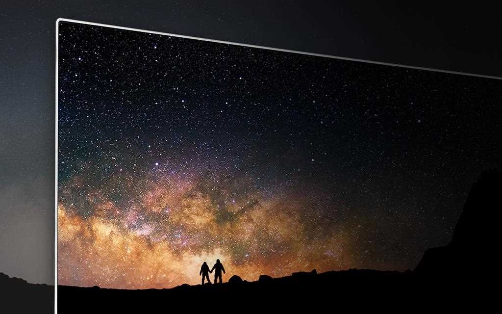 The perfect black feature of LG OLED TV
