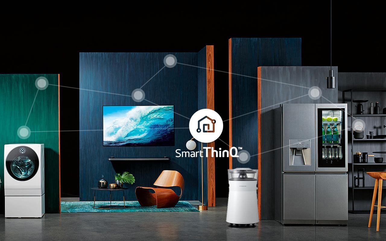 The ultimate ThinQ home, with all your devices connecting seamlessly to make life better | More at LG MAGAZINE