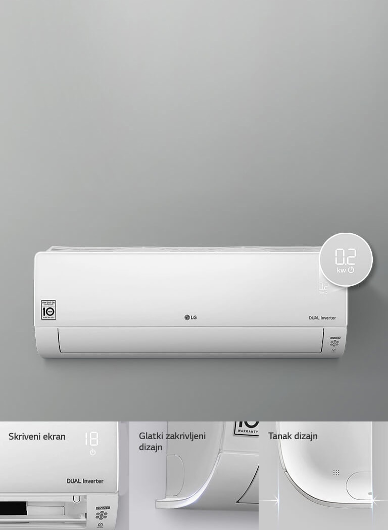 Jednostavan i moderan dizajn sa skrivenim ekranom