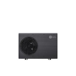LG R32 Monobloc S II (HM051MRS UA40) crnog dizajna sa velikim prednjim ventilatorom i horizontalnim lamelama.	2