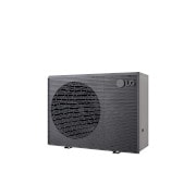 LG R32 Monobloc S II, 3Ø, 16kW, LG R32 Monobloc S II (HM163MRS UB40) crnog dizajna sa velikim prednjim ventilatorom i horizontalnim lamelama.	, HM163MRS UB40, thumbnail 2