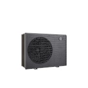 LG R32 Monobloc S II, 3Ø, 16kW, LG R32 Monobloc S II (HM163MRS UB40) crnog dizajna sa velikim prednjim ventilatorom i horizontalnim lamelama.	, HM163MRS UB40, thumbnail 3