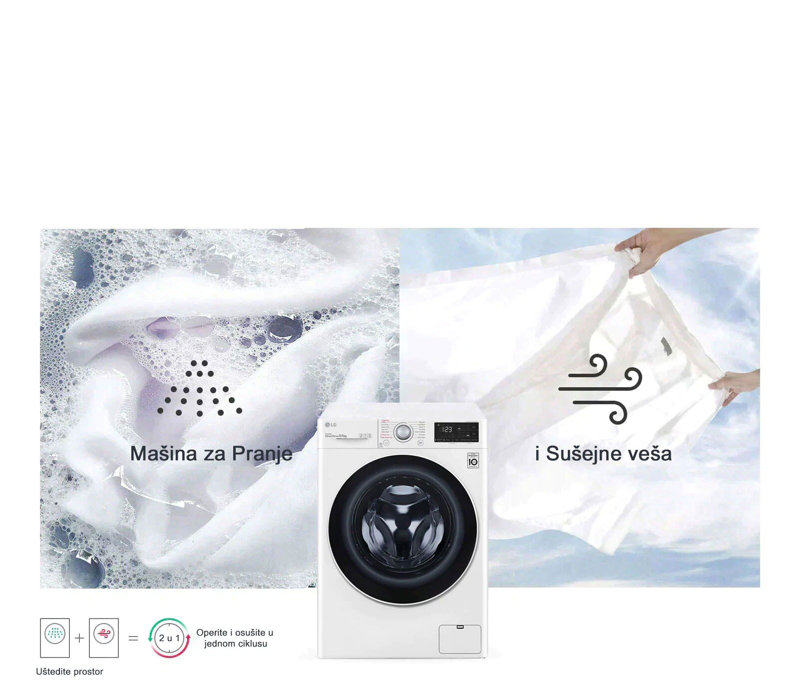 Mašina za pranje i sušenje veša u jednom
